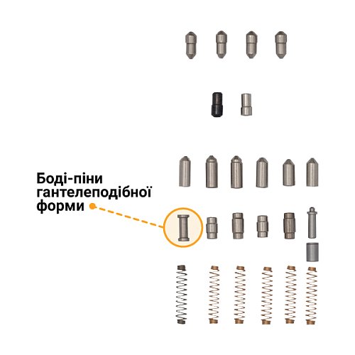 Цилиндр CISA Astral Tekno PRO 80 (30*50) никель матовый 3 ключа - Фото №6