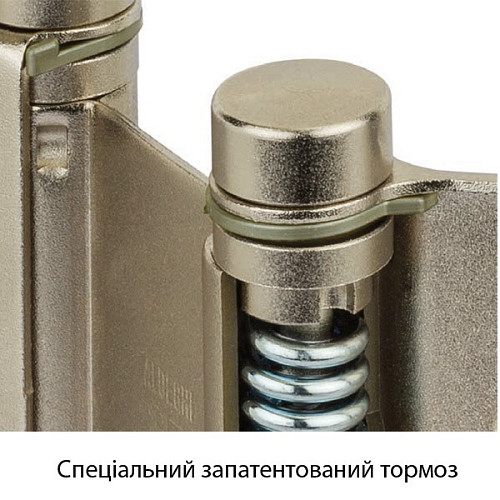 Петля барная с тормозом ALDEGHI LUIGI 101OA125B 125 мм OA античная латунь - Фото №3
