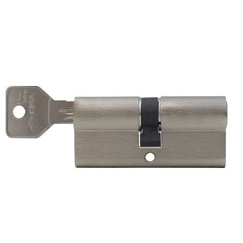 Циліндр CISA C2000 80 (35*45) нікель матовий 3 ключі - Фото №4