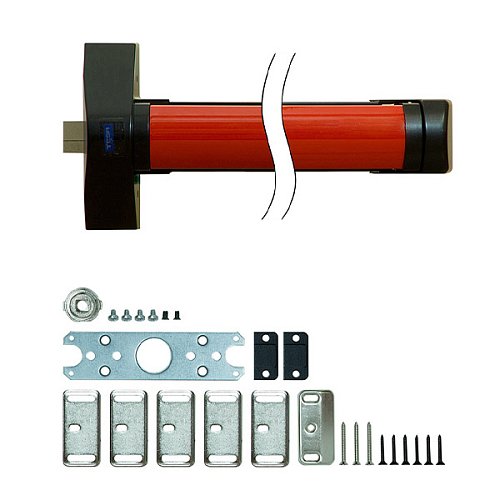 Антипаніка накладна TESA QUICK1S для евакуаційного виходу  black red чорно-червоний - Фото №9