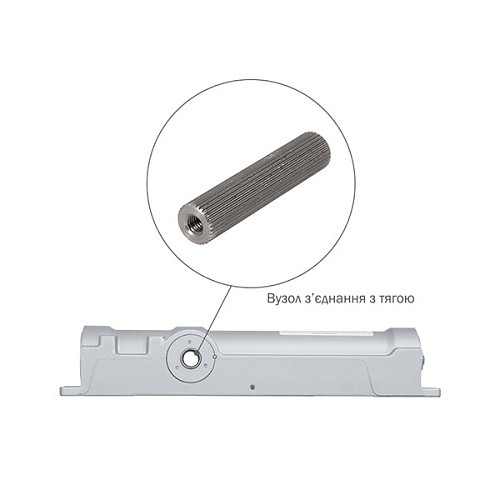 Дотягувач ABLOY DC250 CAM BC EN1-6 без тяги до 120кг FIRE Чорний - Фото №7