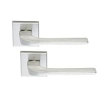 Ручки на розетте ILAVIO 2086 (1053-1102) хром матовый