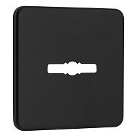 Накладка сувальдна AZZI FAUSTO MDM/QSLIM/NO квадратна чорний матовий