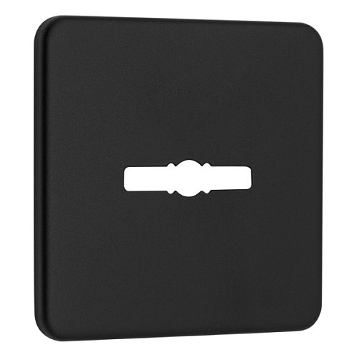 Накладка сувальдна AZZI FAUSTO MDM/QSLIM/NO квадратна чорний матовий - Фото №1