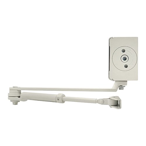 Доводчик CISA C1611.03.0.45 Professional Plus2 BC STD HO с фиксацией до 80 кг белый - Фото №3