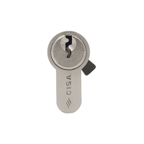 Циліндр половинка CISA C2000 70 (60*10) нікель матовий 3 ключі - Фото №16
