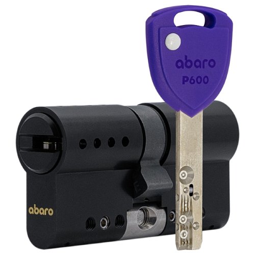Циліндр ABARO P600 (модульний) 92 (36*56) Bk чорний 5 ключів - Фото №1
