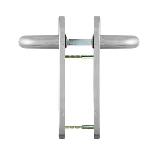 Ручки противопожарные на планке SANTOS B002SS 72 мм нержавеющая сталь. - Фото №4