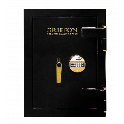 Сейф вогнезламостійкий GRIFFON CLE II.68.E BLACK GOLD - Фото №2