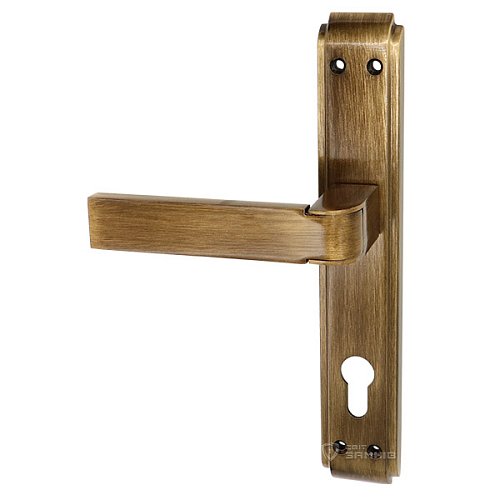 Ручки на планке OZCANLAR Alaska Yale 85 матовая бронза - Фото №3