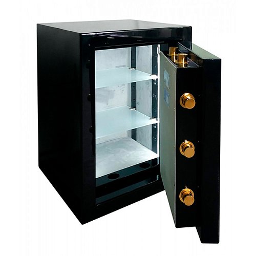 Сейф вогнезламостійкий GRIFFON CLE II.68.E BLACK GOLD - Фото №3