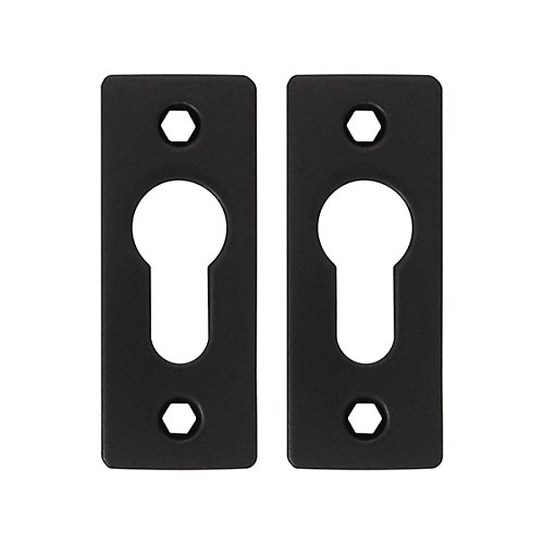 Накладки на серцевину ABARO D03 75х30х6mm чорний RAL 9005 - Фото №2