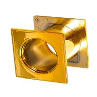 Вентиляционное отверстие PLAST-POL квадратный золото