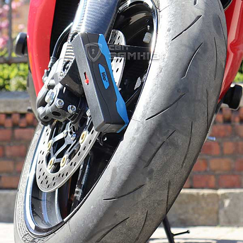 Велосипедный замок VIRO Moto Sezione Black 180мм 2 ключа - Фото №11