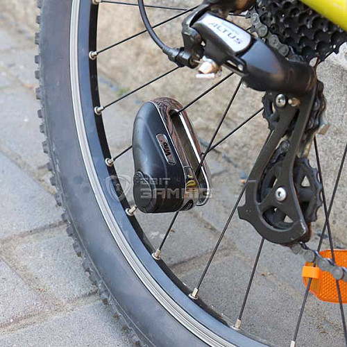 Велосипедный замок VIRO Moto Hammer на тормозной диск 2 ключа - Фото №6