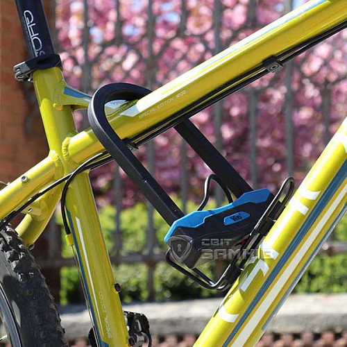 Велосипедный замок VIRO Moto Sezione Black 180мм 2 ключа - Фото №12